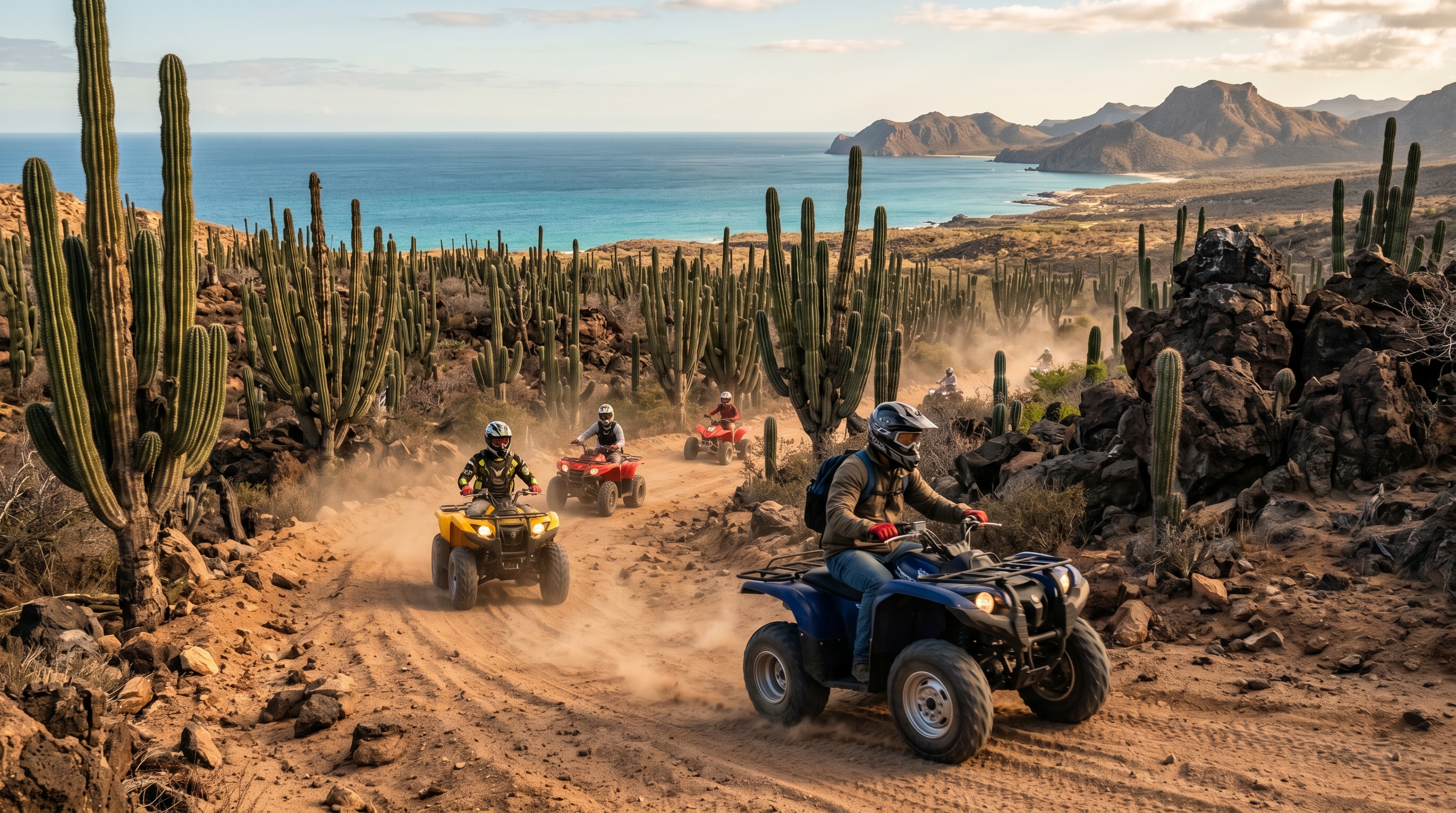 ATV desert tour in the Baja California desert outside Cabo San Lucas — Los Cabos excursion