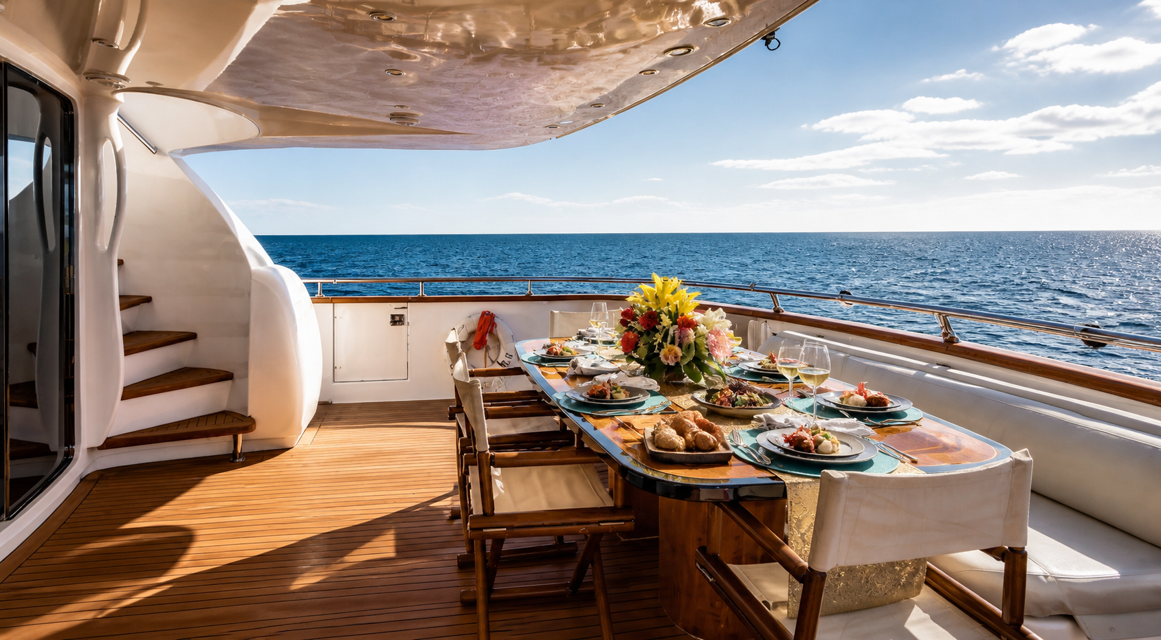 Fine dining yacht experience Cabo San Lucas