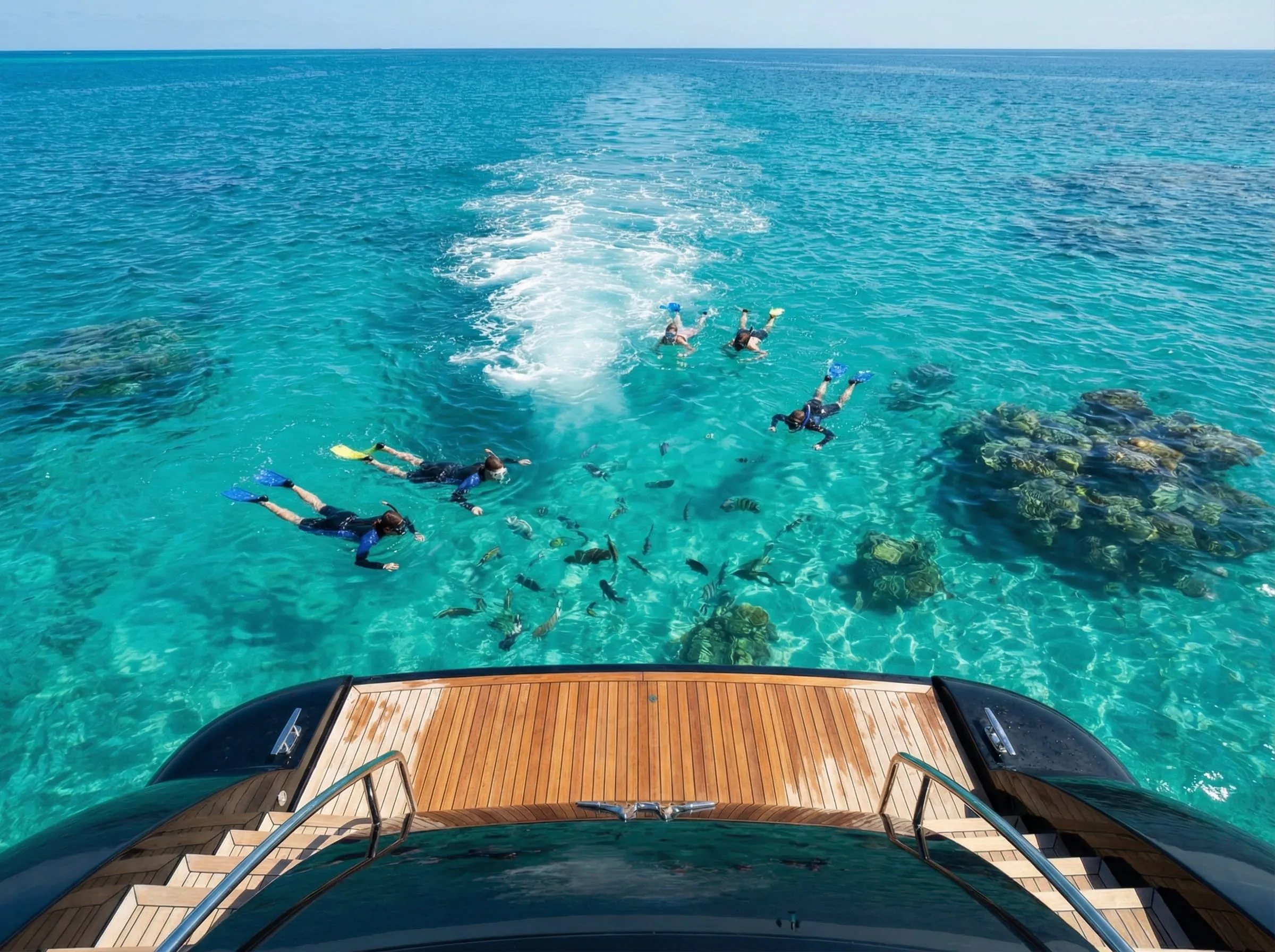 Luxury snorkel group charter Cabo San Lucas