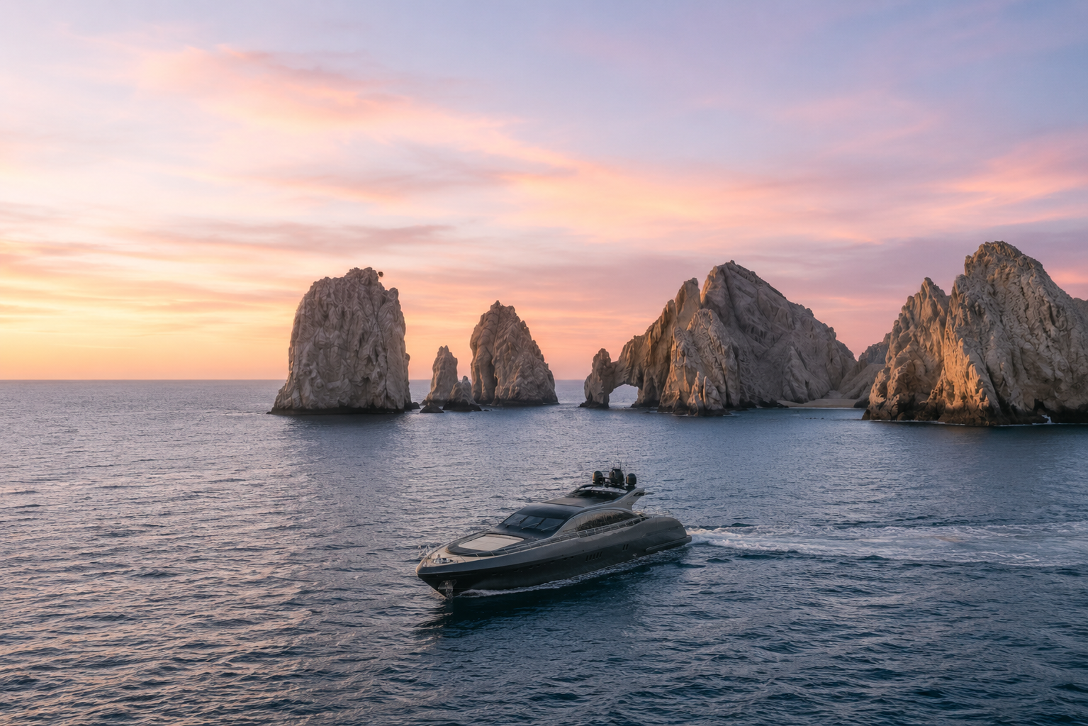 El Arco Land's End Cabo San Lucas from private yacht