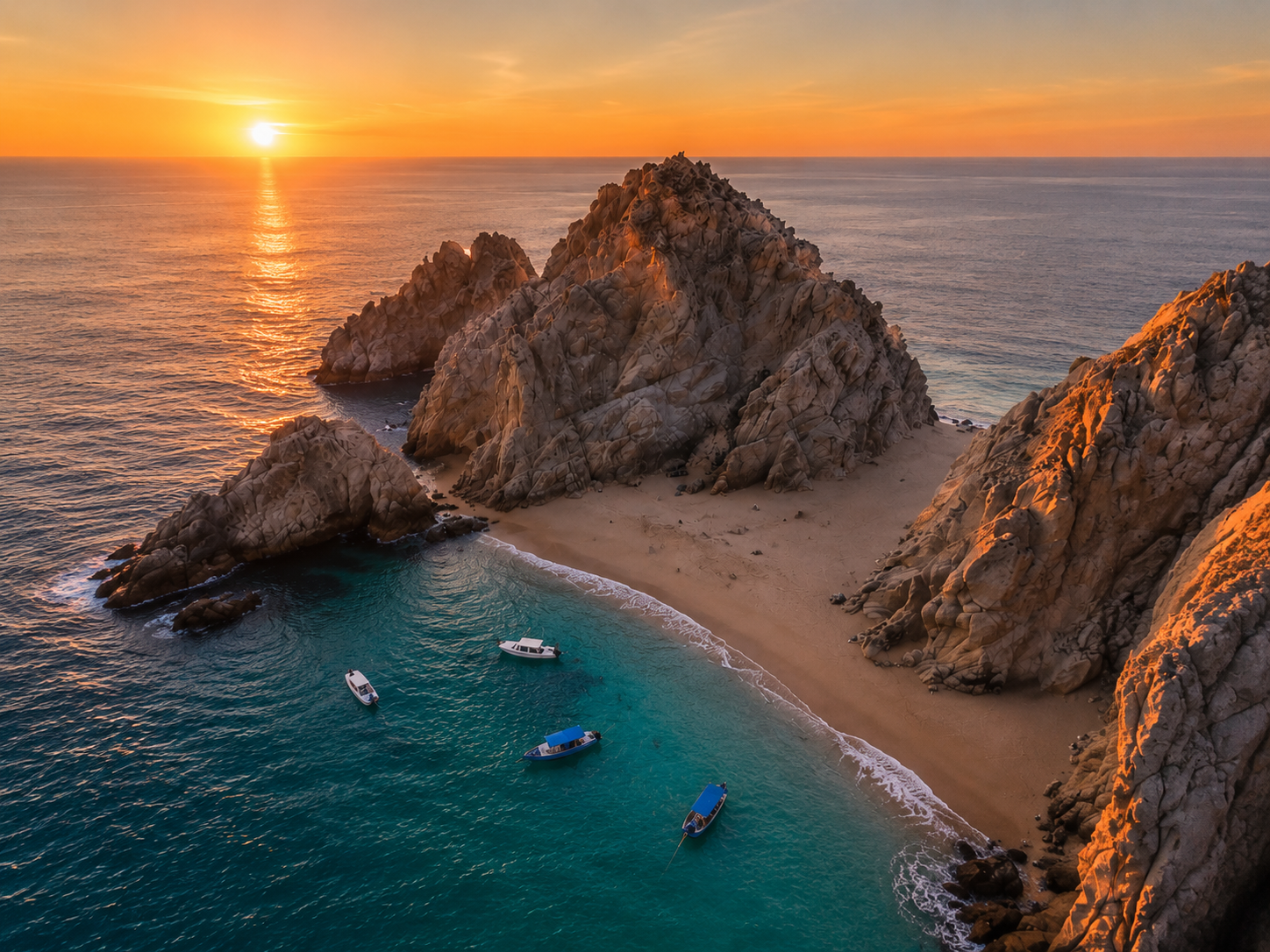 Pelican Rock and Lover's Beach Cabo San Lucas