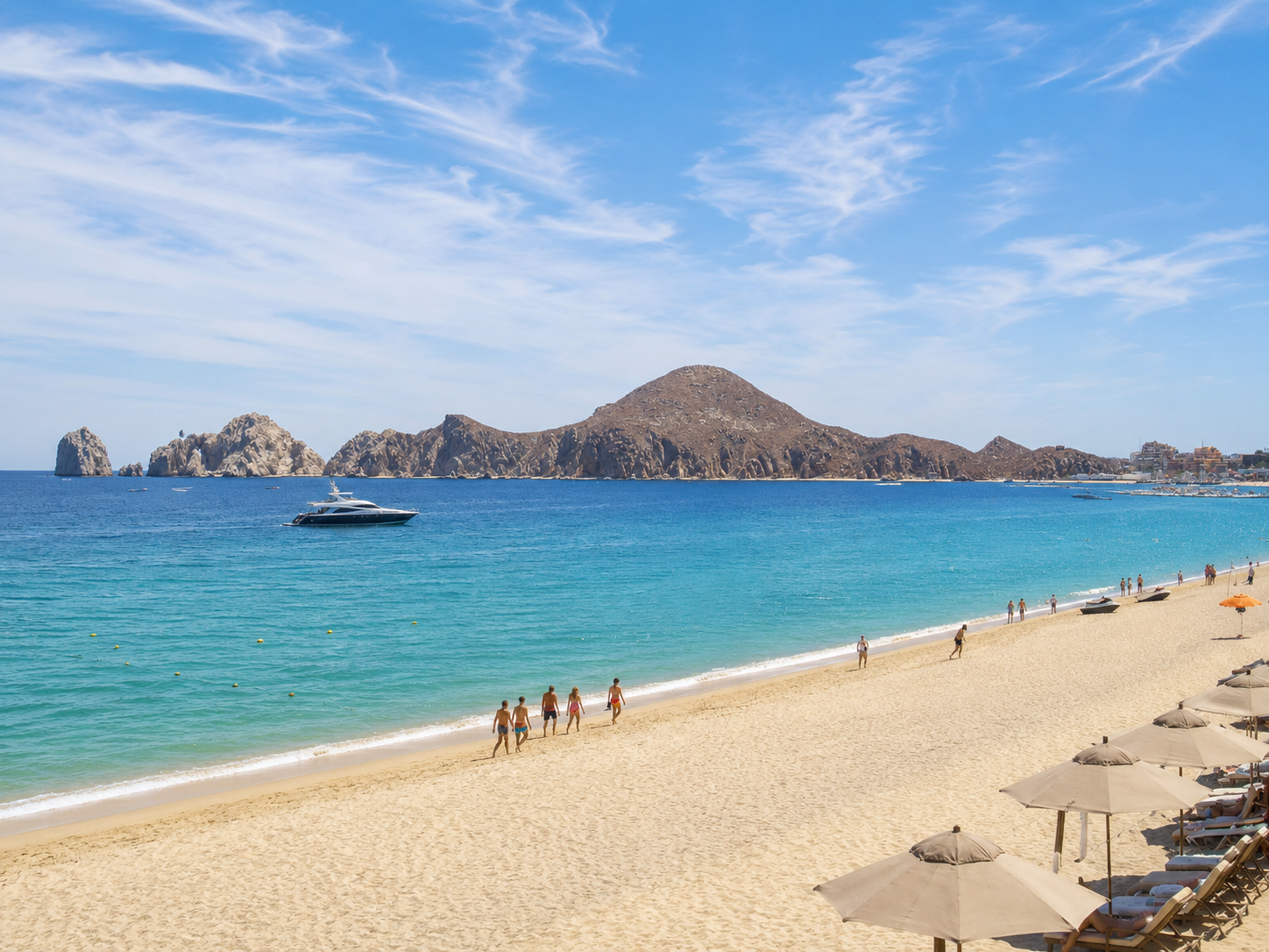 Baja Pacific coastline private yacht charter