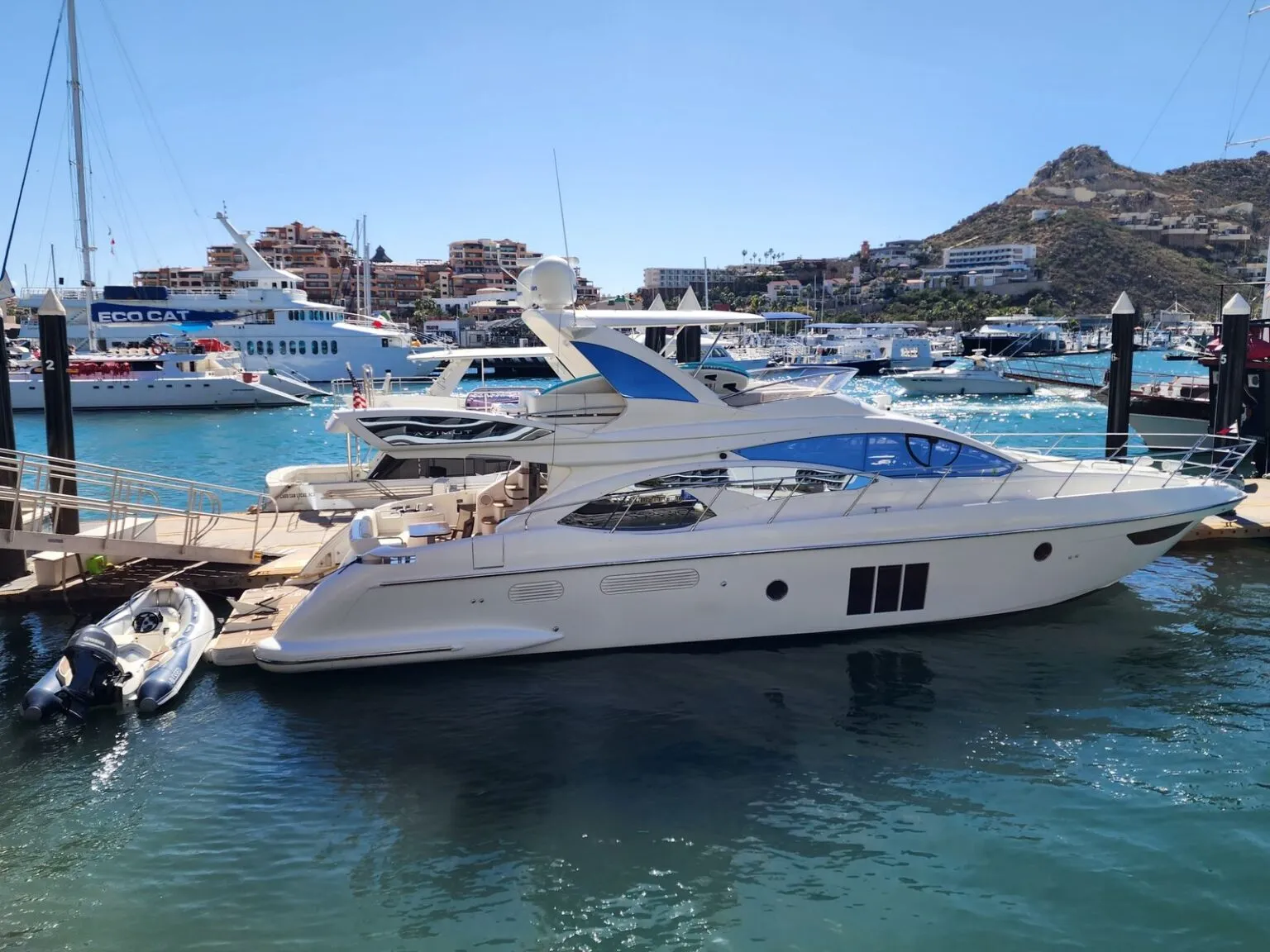 Azimut 70FT luxury charter yacht Cabo San Lucas
