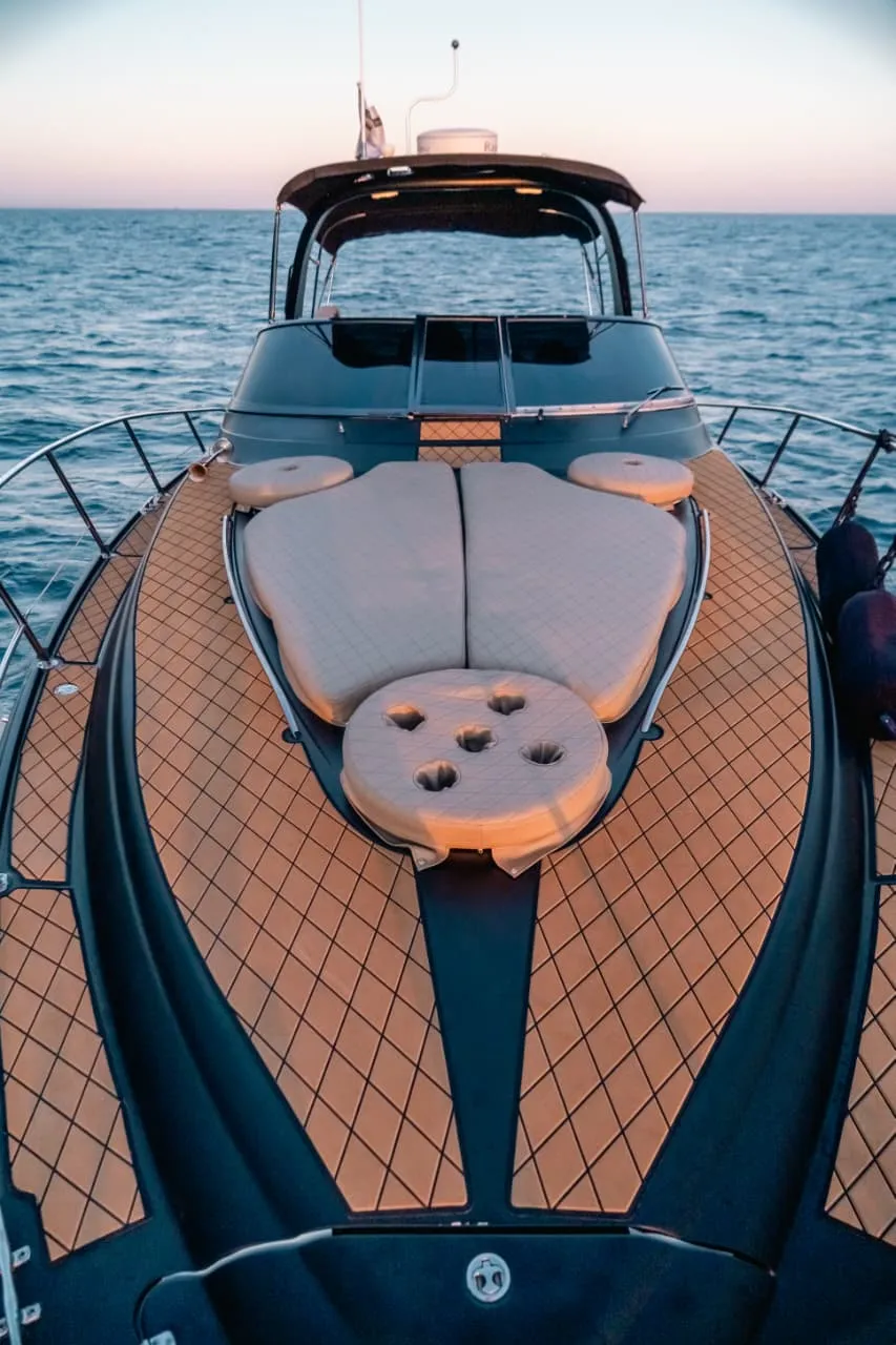 Four Wins 38FT at anchor Cabo San Lucas